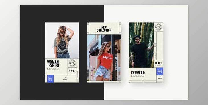 Vintage Denim Fashion Stories (Videohive 28587657)