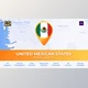 Videohive Mexico Map - United Mexican States Travel Map
