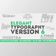 Elegant Typography V6 (Videohive 9008689)