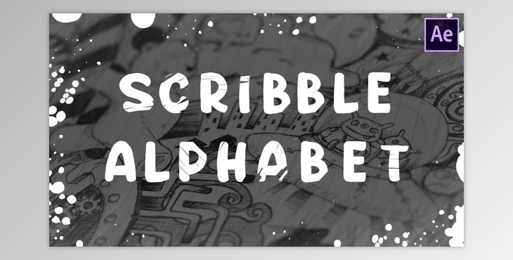 Scribble Alphabet | After Effects (Videohive 28562901)