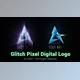 Glitch Pixel Digital Logo (Videohive 21987563)