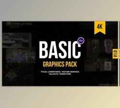 Basic Graphics Pack For Video Creators (Videohive 26631871)