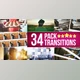 34 Transitions Pack (Videohive 14637222)