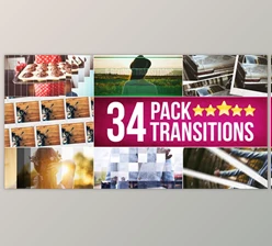 34 Transitions Pack (Videohive 14637222)