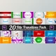 20 Title Transitions Pack (Videohive 22119825)