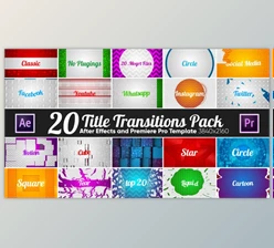 20 Title Transitions Pack (Videohive 22119825)
