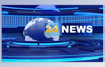 <span class='badge badge-warning'>24</span> news opener with looped background (Videohive 25708857)
