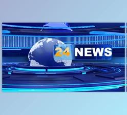 24 news opener with looped background (Videohive 25708857)