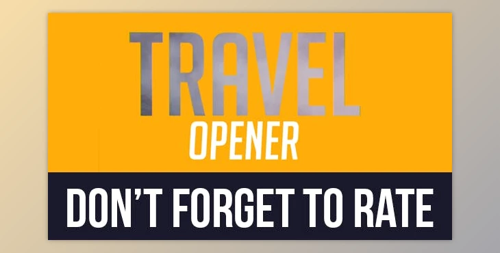 Colorful Travel Opener // Typography Slideshow (Videohive 11443953)