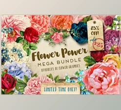Flower Power Mega Bundle CreativeMarket-705846