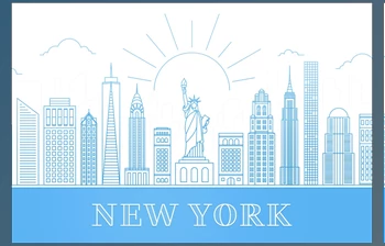 New York City – Skyline <span class='badge badge-warning'>CreativeMarket-3496135</span>