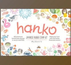 HANKO Japanese Stamp Kit CreativeMarket-1143298