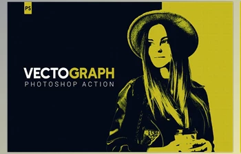 Vectograph Photoshop <span class='badge badge-warning'>Action</span> CreativeMarket-4959922