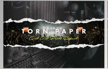 Torn <span class='badge badge-warning'>Paper</span> Cutout Photo Effect CreativeMarket-5375654