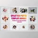 SPLATTER PHOTO TEMPLATE BUNDLE CreativeMarket-4957159