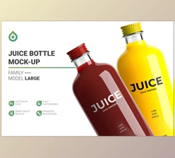 Juice Bottle Mockup CreativeMarket-5325379
