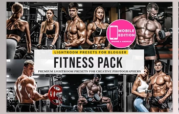 Fitness <span class='badge badge-warning'>Lightroom</span> Presets CreativeMarket-5345236