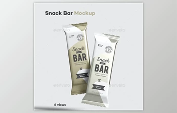 Snack <span class='badge badge-warning'>Bar</span> Mock-up Graphicriver–28226718