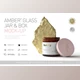 Amber Glass Jar & Box Mock-Up Vol.2 CreativeMarket-5254432