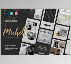 Michelle – Instagram Post & Stories CreativeMarket-5027448