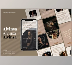 Alvinsa – Instagram Post & Stories CreativeMarket-4982655