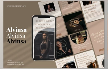 Alvinsa – Instagram <span class='badge badge-warning'>Post</span> & Stories CreativeMarket-4982655
