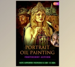 Portrait Oil Painting Action – GraphicRiver 28368558