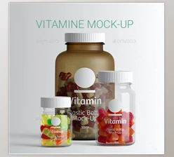 Vitamine Pills Bottle Mock-Up GraphicRiver-28292455