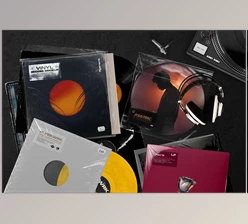 Retro Vinyl Record Mockup CreativeMarket-4383563