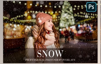 Snow Photo <span class='badge badge-warning'>Overlays</span> CreativeMarket-4942645