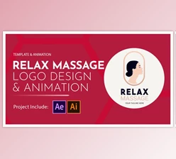 Relax Massage Logo Design and Animation (Videohive 28651282)