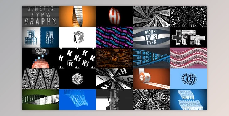 Kinetic Typography Trending Posters (Videohive 28528455)