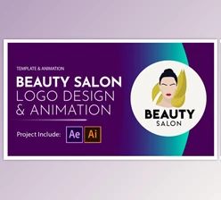 Beauty Salon Logo Design and Animation (Videohive 28581380)