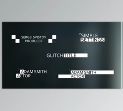 15 Glitch Titles (Videohive 19900967)