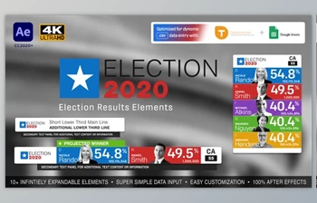 Election Results <span class='badge badge-warning'>Elements</span> (Videohive 28655204)
