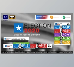 Election Results Elements (Videohive 28655204)