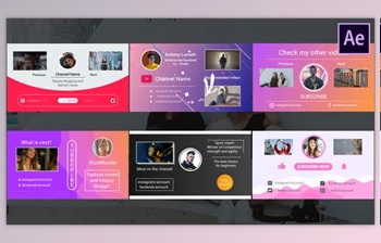 YouTube End <span class='badge badge-warning'>Screens</span> | After Effects (Videohive 28643129)