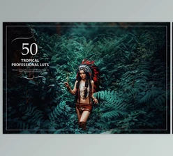50 Tropical LUTs (Look Up Tables) - (CreativeMarket 5376109)