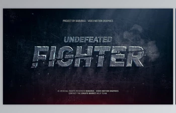 Undefeated <span class='badge badge-warning'>Fighter</span> (Videohive 22322067)