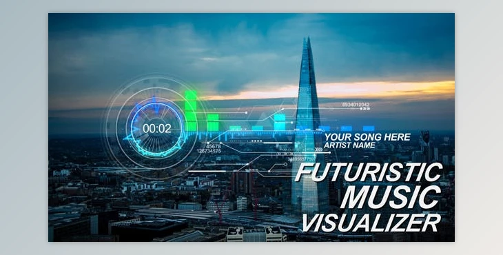 Futuristic Music Visual (Videohive 17308441)