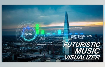 Futuristic Music <span class='badge badge-warning'>Visual</span> (Videohive 17308441)