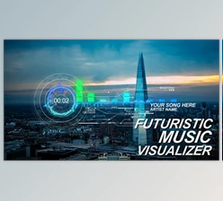Futuristic Music Visual (Videohive 17308441)