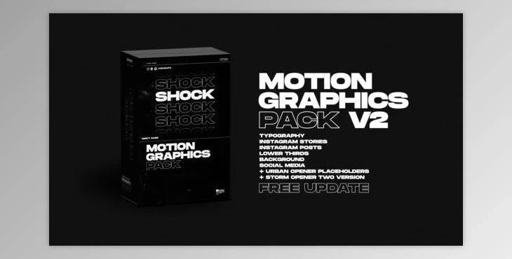 Shock | Motion Graphics Pack V2 (VIDEOHIVE 24181222)