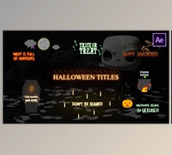 Download Halloween Cartoon Titles | After Effects (Videohive 29174191)